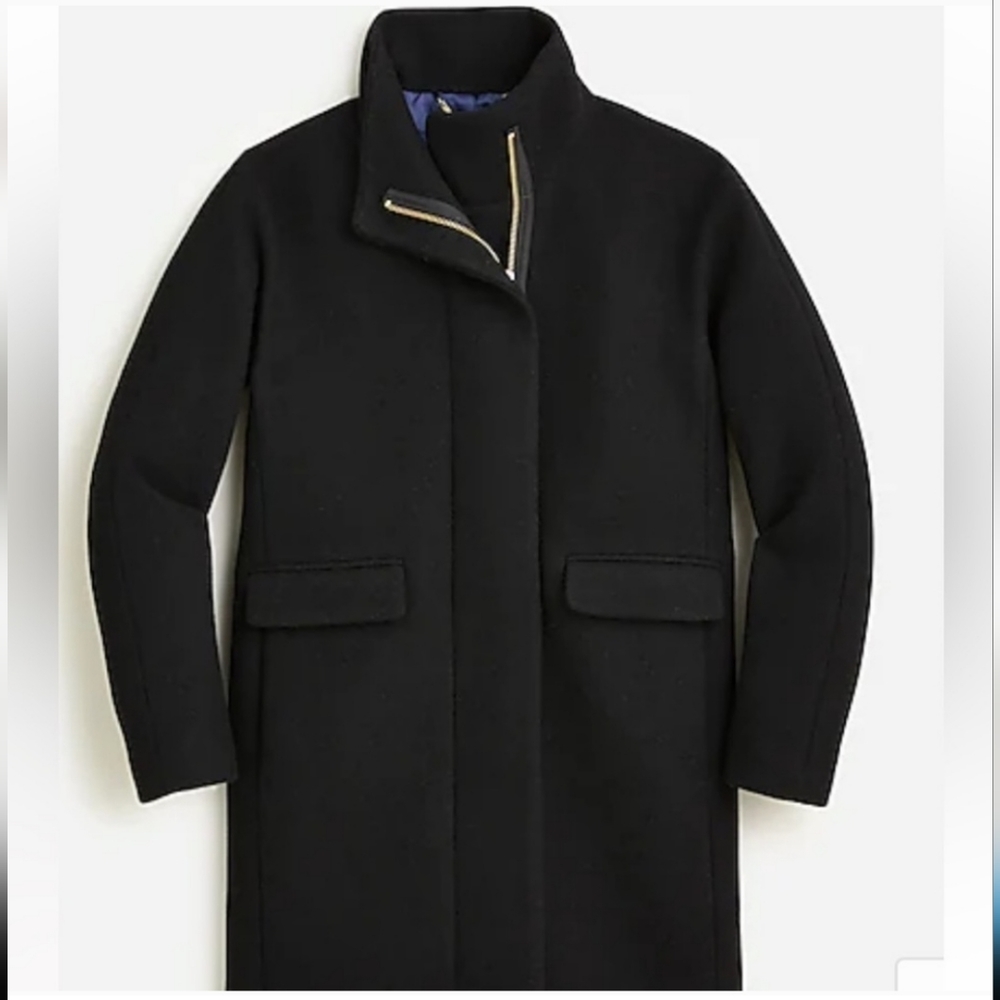 J. Crew Cocoon Wool Coat in Italian Stadium Cloth by Nello Gori Jacket Size 24